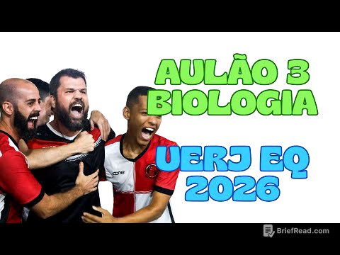 AULÃO GRATUITO UERJ EQ 2026 - BIOLOGIA - AULÃO 3 - Assuntos que mais caem no vestibular da UERJ