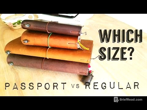 Passport vs Regular Size Traveler's Notebook