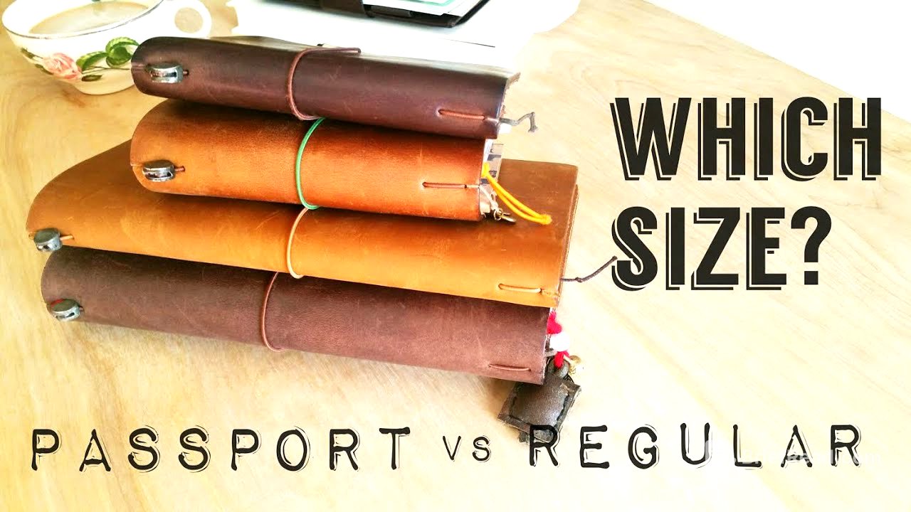 Passport vs Regular Size Traveler's Notebook