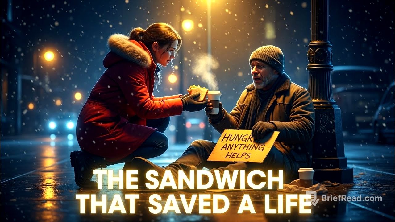 The Sandwich That Saved a Life | Heart Touching Kindness Story That Restores Faith in Humanity