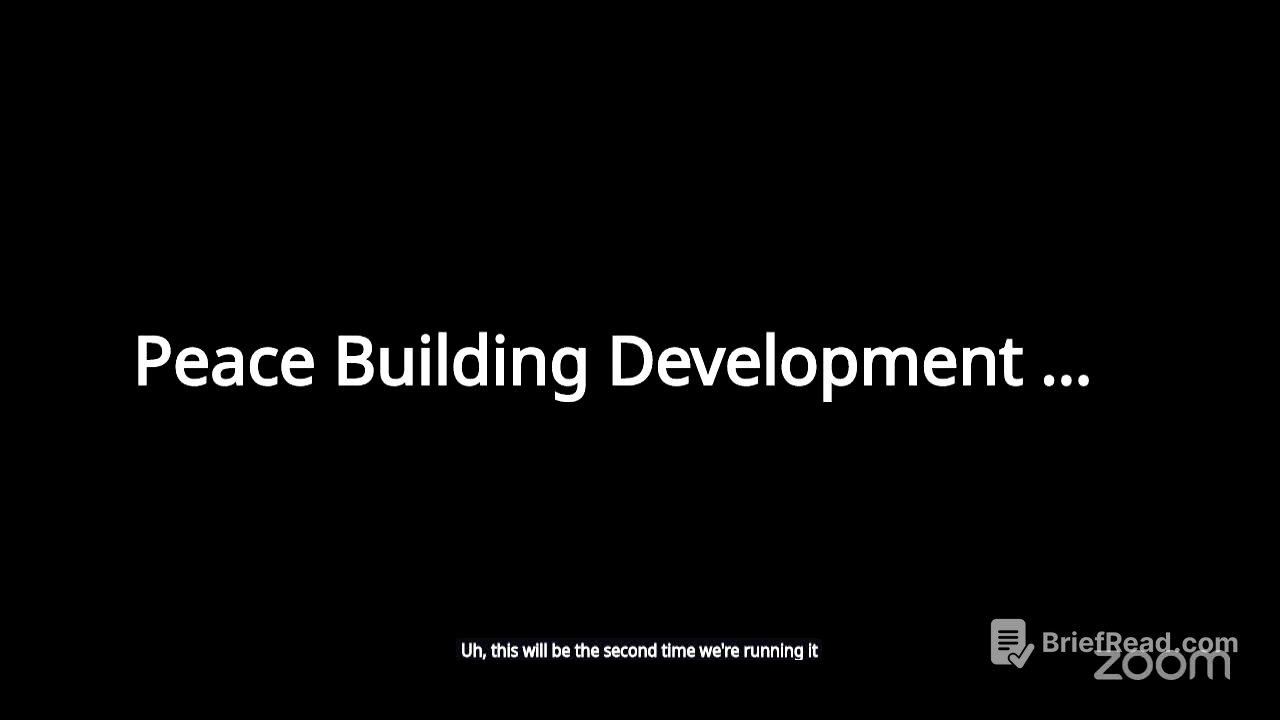 PBDF online Peace and Security Lecture Seeies 7