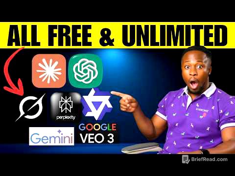 Every Paid AI Is Now FREE & UNLIMITED (100% Legal)