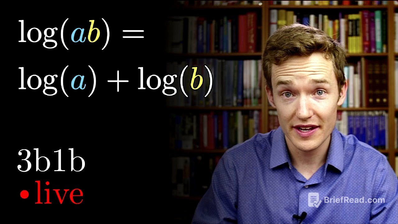 Logarithm Fundamentals | Ep. 6 Lockdown live math