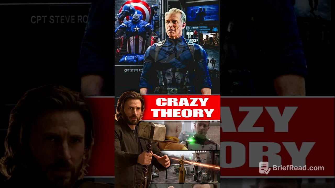 What If OLD STEVE ROGERS Was Actually LOKI? 🤯 | Avengers Endgame Theory #shorts