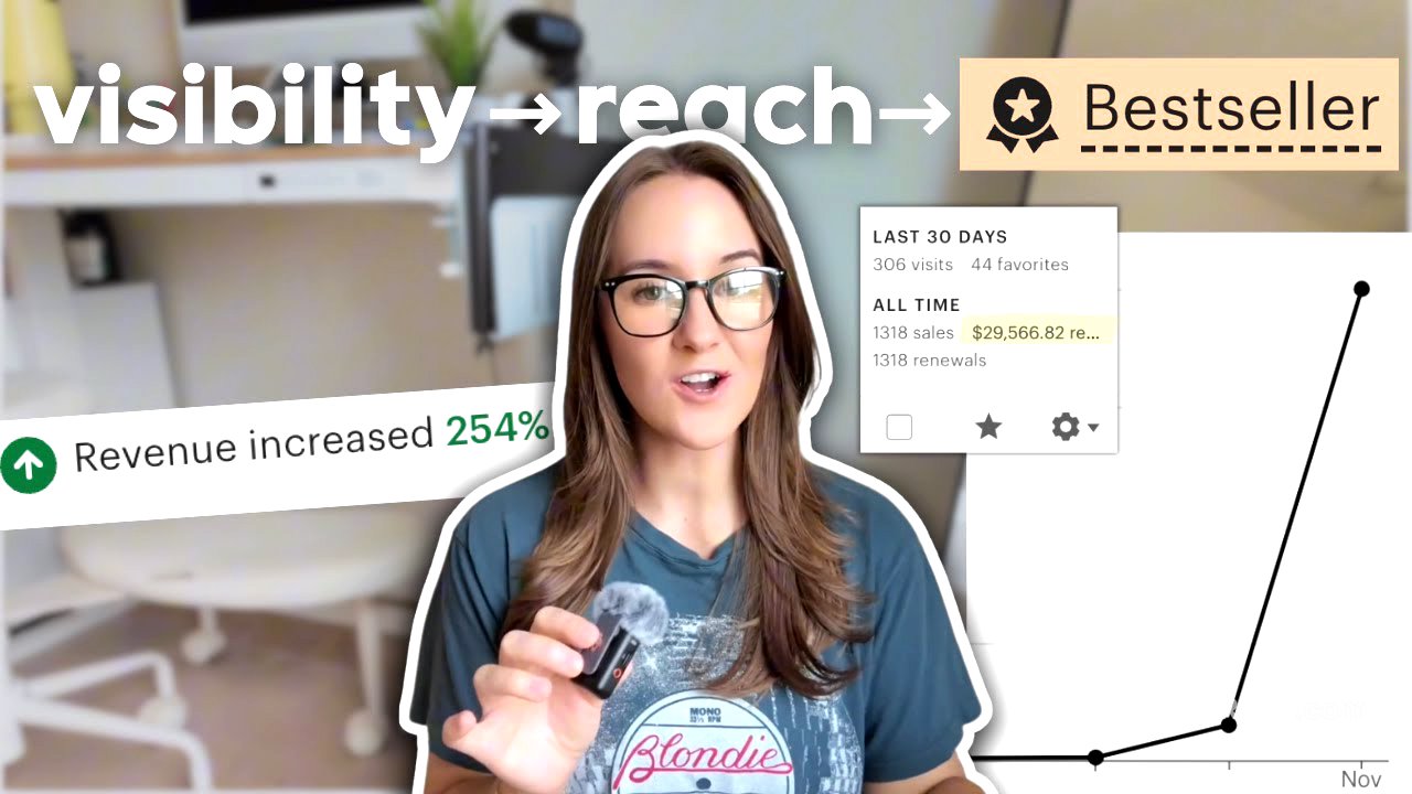 give me 20 minutes & I’ll show you the Etsy SEO strategy that has made me over $500k