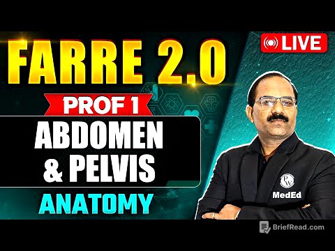 Abdomen & Pelvis |  Anatomy | FARRE 2.0 | MBBS Prof 1 | Dr. Pradeep
