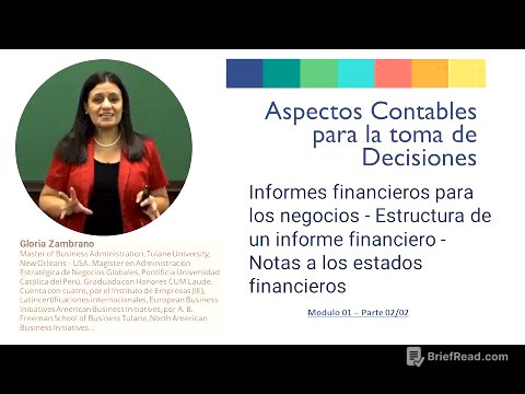 Informes financieros para los negocios - Estructura de un informe financiero