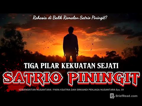 💥Tiga Pilar Kekuatan Sejati SATRIO PININGIT