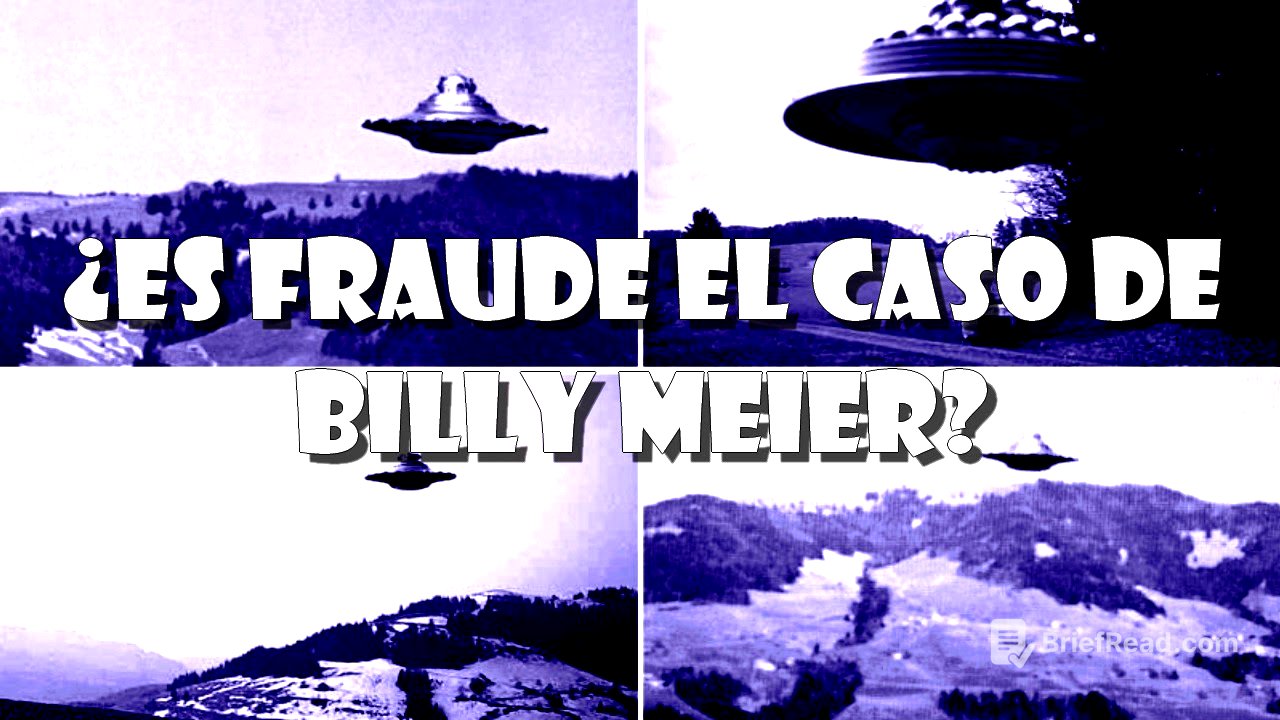 ¿Es fraude el caso de Billy Meier? - Airtight Scire