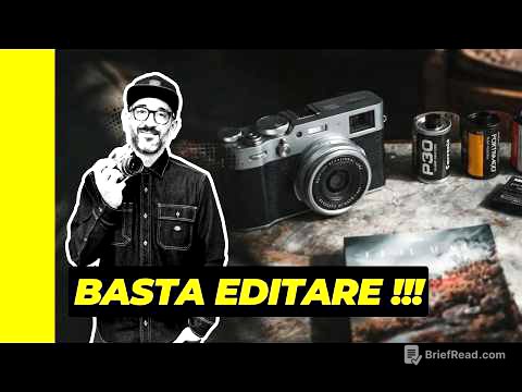 Perché ho smesso di editare le mie foto (Fujifilm e le ricette)