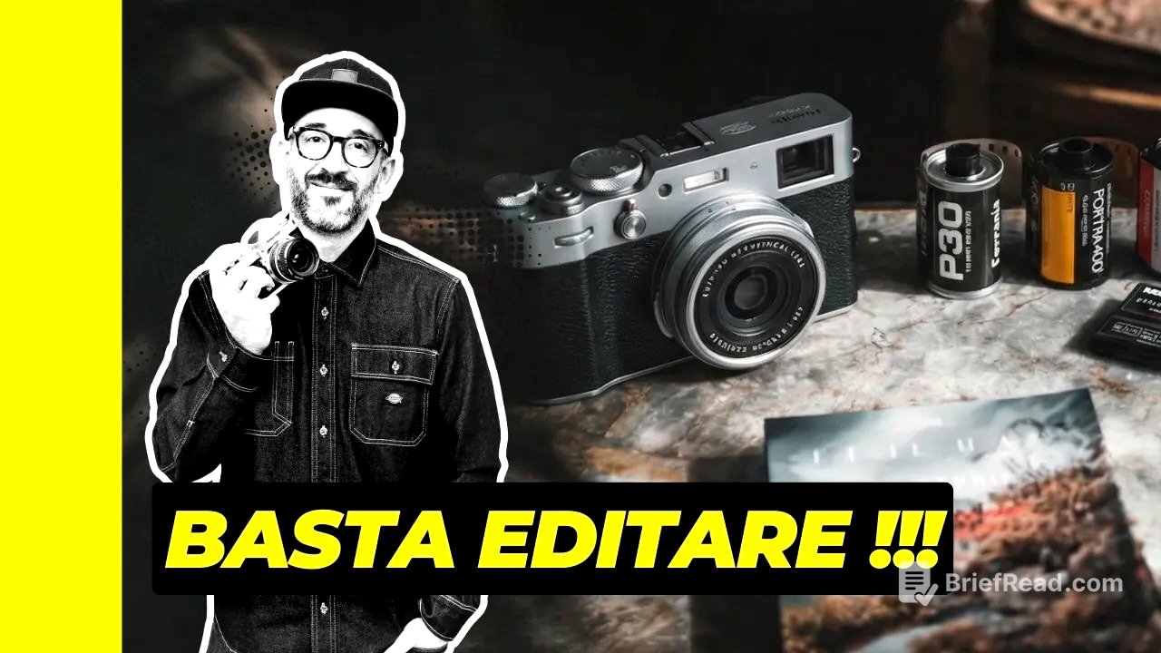 Perché ho smesso di editare le mie foto (Fujifilm e le ricette)