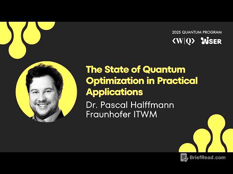 2025 QUANTUM PROGRAM ❯ Day 11 ❯ The State of Quantum Optimization in Practical Applications