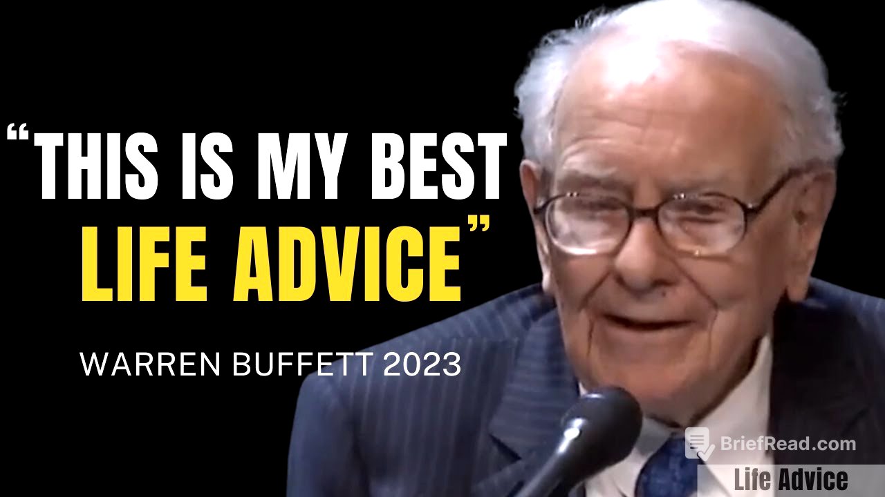 Warren Buffett's Life Advice Will Change You - One of the Greatest Speeches Ever | Berkshire 2023
