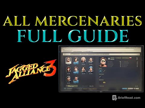 ALL MERCENARIES / MERCS Explained - Jagged Alliance 3 Guide