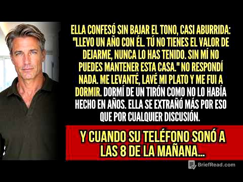 "No Tienes El Valor De Dejarme", Dijo Mi Esposa Al Confesar. Aquella Noche Dormí Tranquilo…