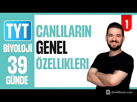 Canlıların Genel Özellikleri - Konu Anlatımı | 39 GÜNDE AYRINTILI TYT BİYOLOJİ KAMPI 2026-27 | 1