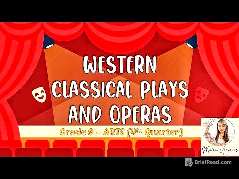 ARTS Grade 9 - Western Classical Plays and Opera - 4th Quarter (MAPEH)