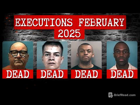 All PRISONERS EXECUTED in February 2025 (US): Last Meals & Final Words