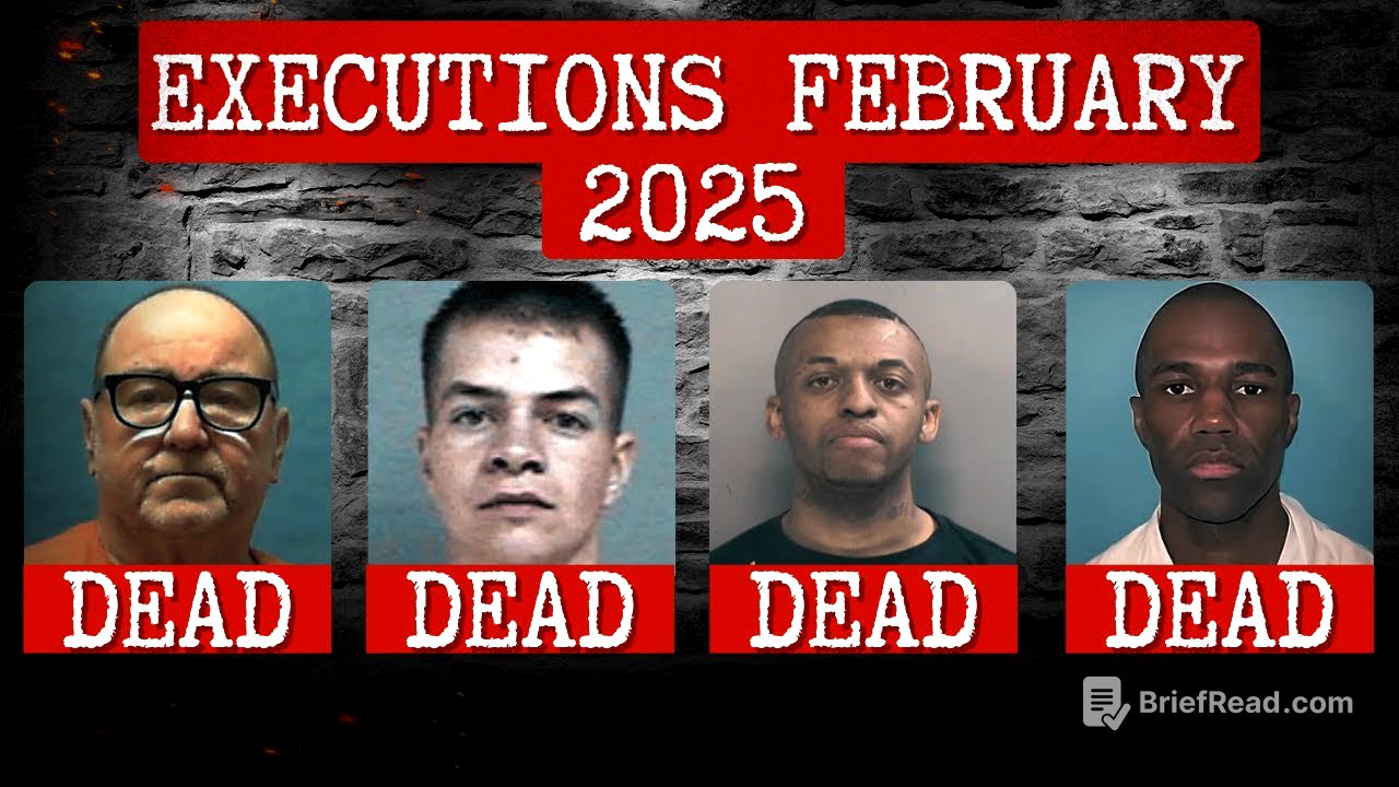 All PRISONERS EXECUTED in February 2025 (US): Last Meals & Final Words
