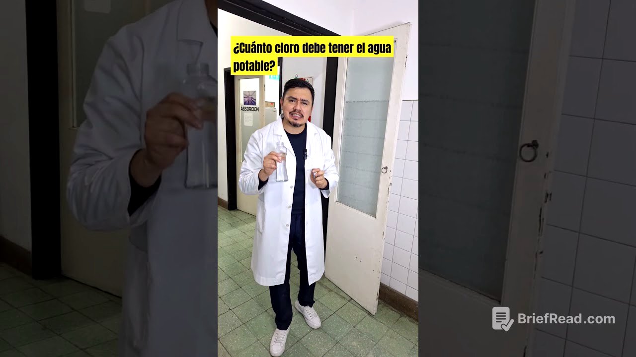 ¿Cuánto cloro debe tener el agua potable? #PROFEH2O #AguaEnTucuman #CalidadDelAgua