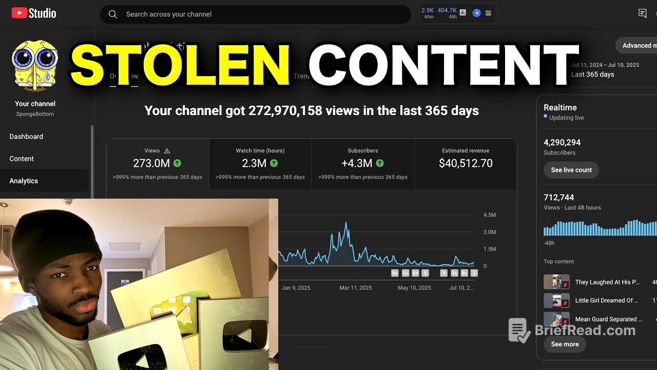 $40,512 with 1 faceless shorts channel by stealing content [FULL COURSE]