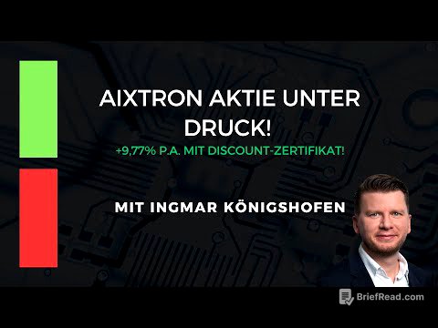 Aixtron Aktie unter Druck! +9,77% p.a. mit Discount-Zertifikat!