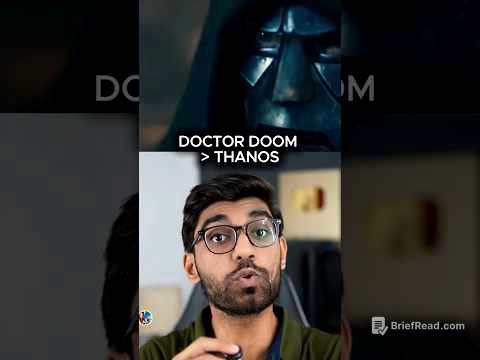 Marvel Proved Doctor Doom Is More Powerful Thanos With Just One Scene 🤯 #shorts