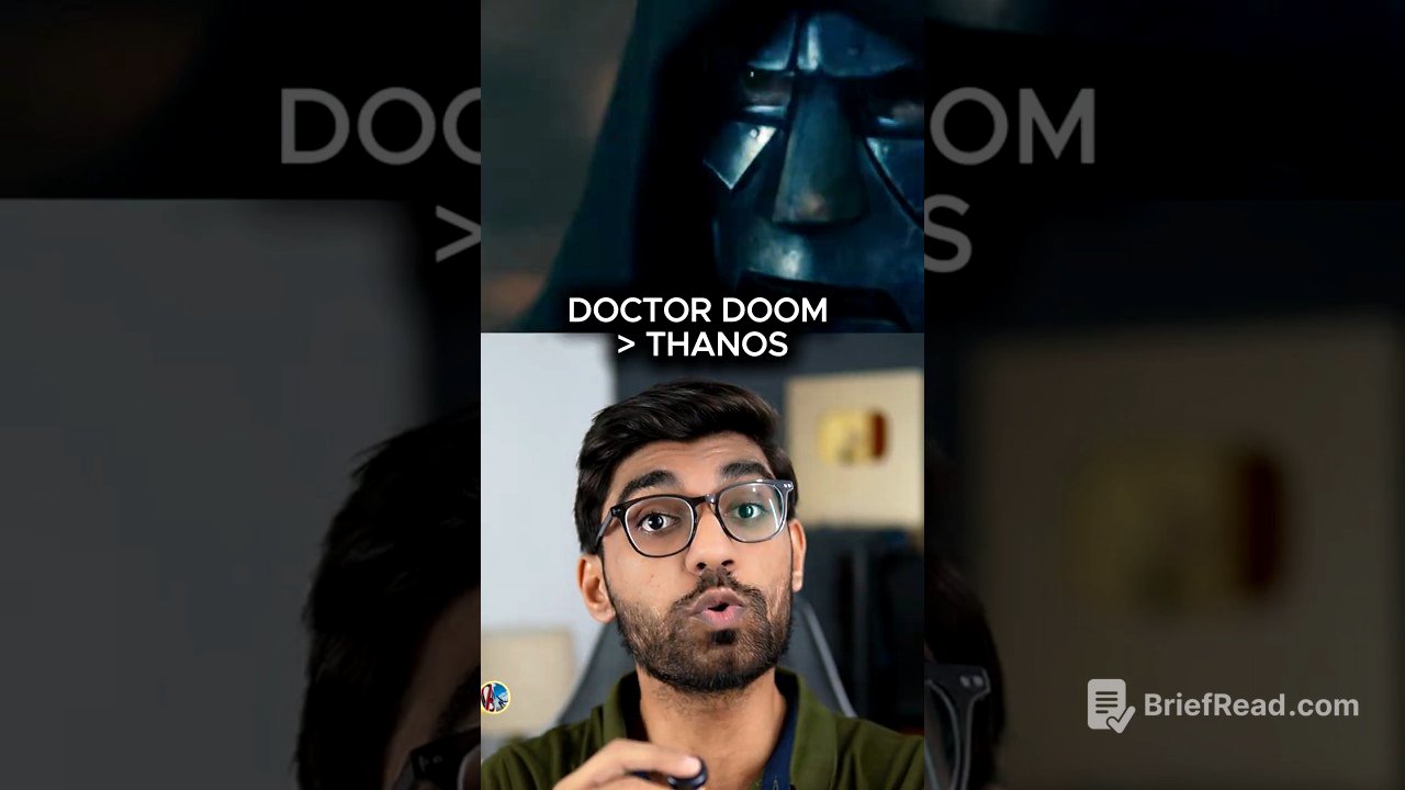 Marvel Proved Doctor Doom Is More Powerful Thanos With Just One Scene 🤯 #shorts
