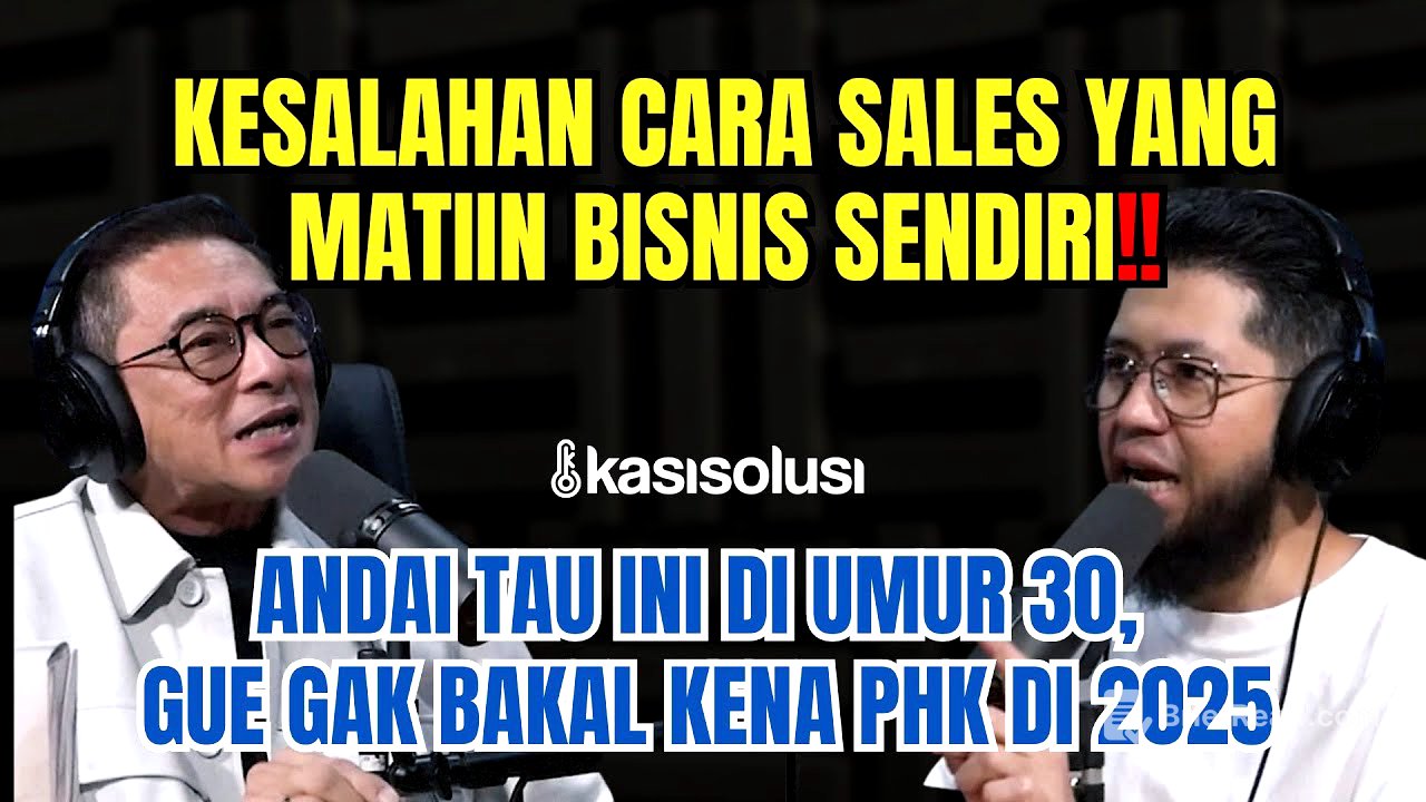 Bisnis Bisa Mati di Krisis Ekonomi 2025‼️James Gwee Kuliti Kesalahan Sales yang Bikin Brand Hancur