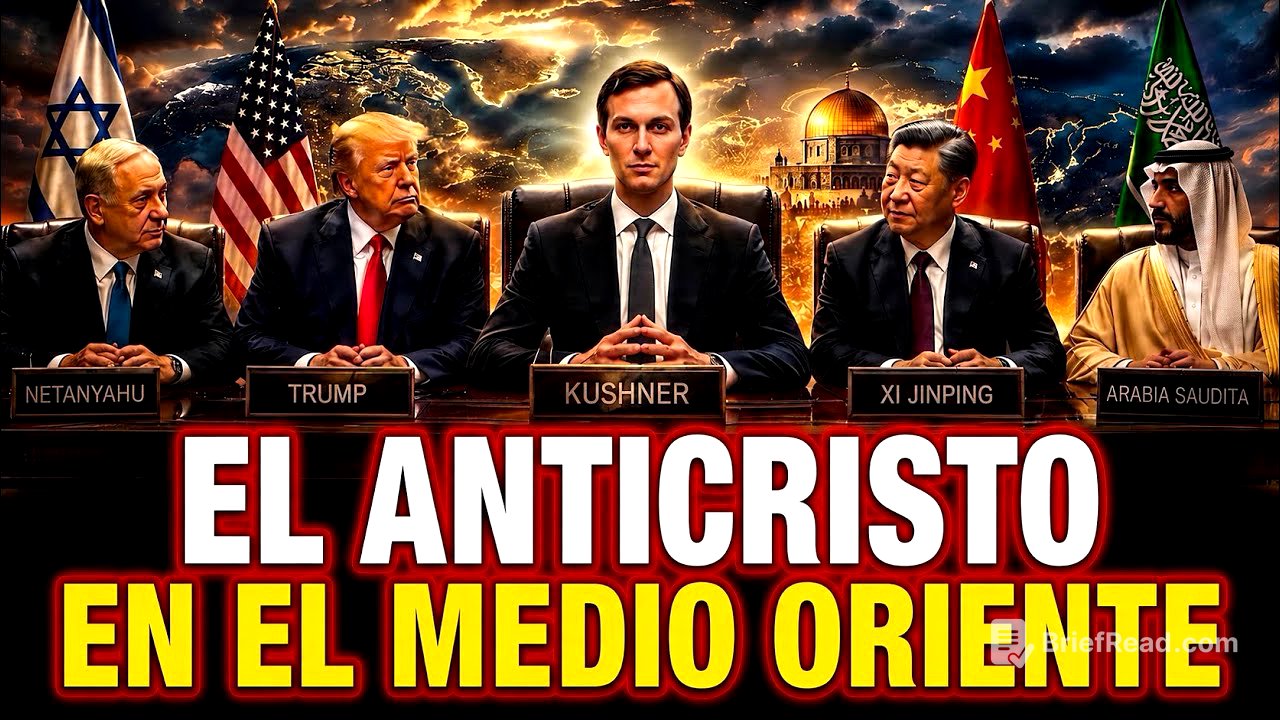 ¡ULTIMA HORA!🚨Musulmanes y Judíos Unidos por Kushner: El Plan del Anticristo Judío