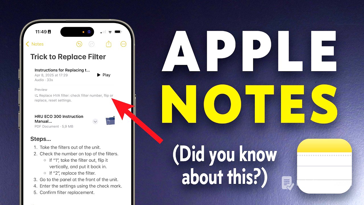 Awesome Apple Notes feature helps you remember anything