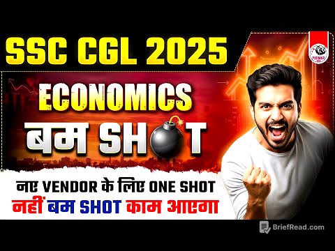 ECONOMICS BOMB SHOT FOR SSC CGL 2025 | GK BY PARMAR SIR | PARMAR SSC