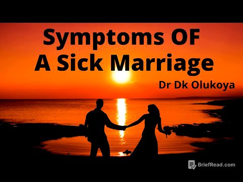 Symptoms Of A Sick Marriage Dr Dk Olukoya Sermon