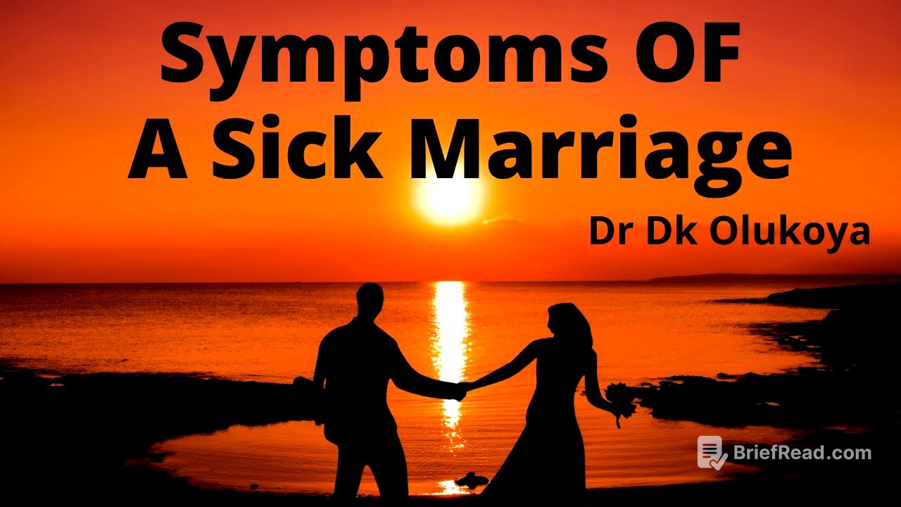 Symptoms Of A Sick Marriage Dr Dk Olukoya Sermon