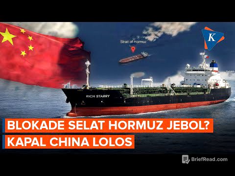 Blokade AS Jebol? Tanker China Berhasil Lolos
