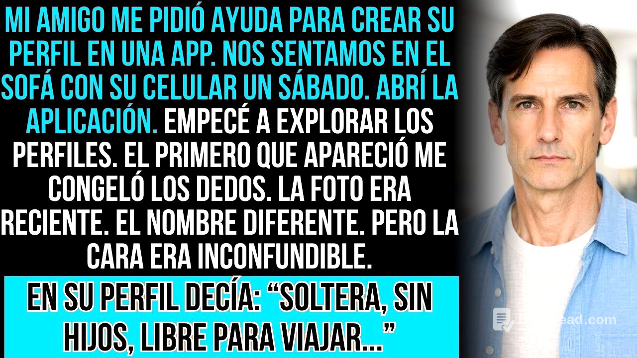 Ayudaba A Mi Amigo A Usar Una App De Citas. El Primer Perfil Que Apareció Era El De Mi Esposa Y...