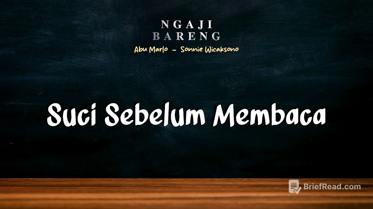 #Eps3 | Mensucikan dan Membuka Hati Adalah Syarat Agar Dapat Membaca