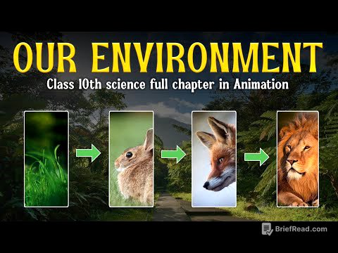 Our Environment full chapter (Animation) | Class 10 Science chapter 14 | CBSE | NCERT