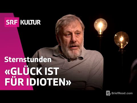 Wie denkt Slavoj Žižek über Glück, Liebe und die Schweiz? | Denkimpulse | SRF Kultur