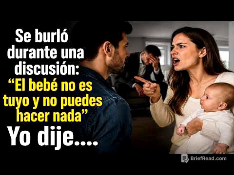 En una discusión dijo: “El bebé no es tuyo”. Sonrió... hasta que respondí.