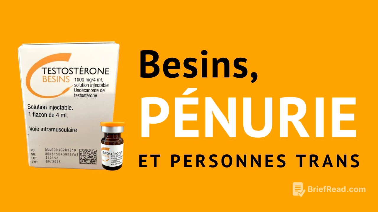 (FTM Français) Testostérone Besins, pénurie et personnes trans (Conseils)