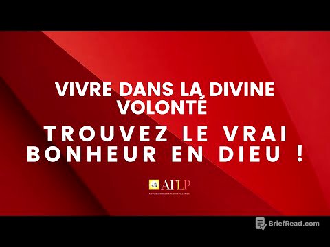 Vivre dans la Divine Volonté : Trouvez le vrai bonheur en Dieu !