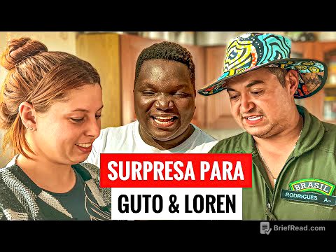 FIZ UMA SURPRESA PARA O GUTO E A LOREN ANTES DE IR EMBORA 🇧🇷🇲🇿