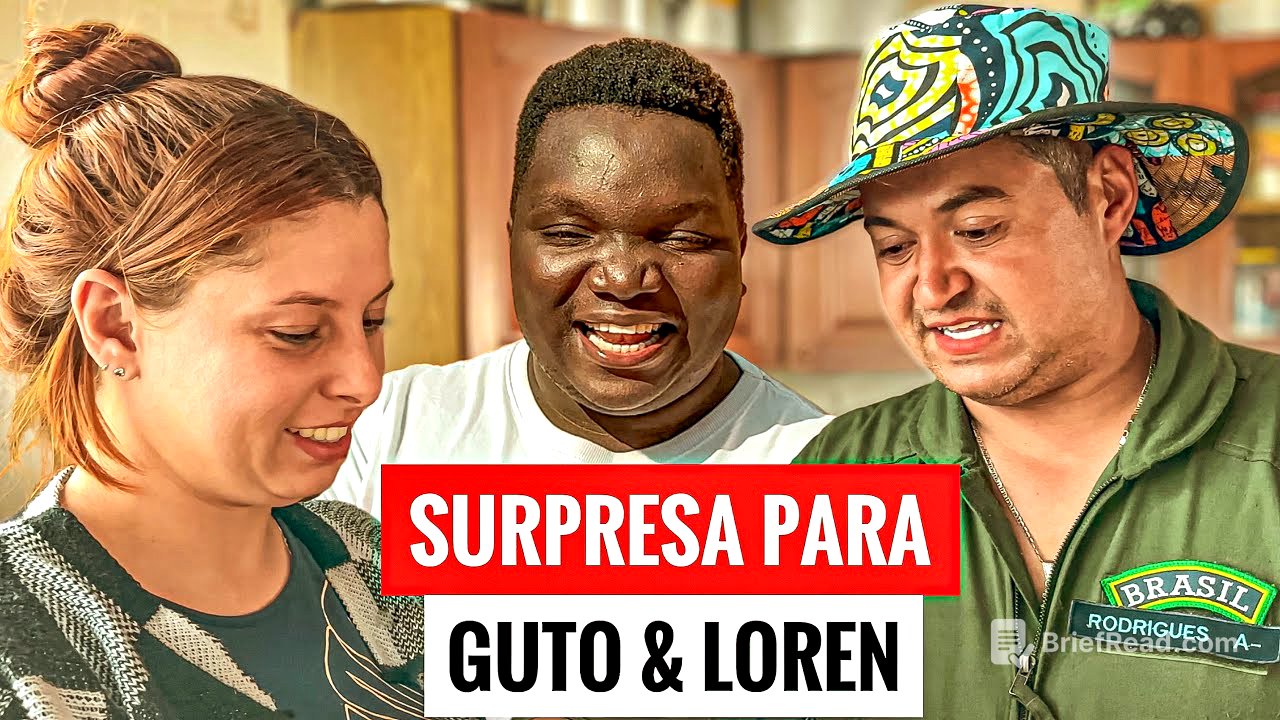 FIZ UMA SURPRESA PARA O GUTO E A LOREN ANTES DE IR EMBORA 🇧🇷🇲🇿