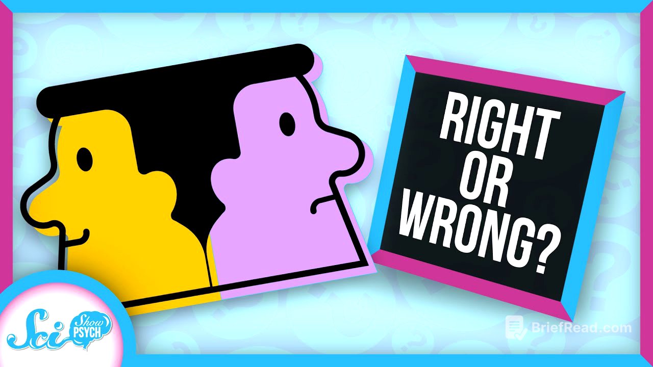 Why It's So Hard to Admit You're Wrong | Cognitive Dissonance
