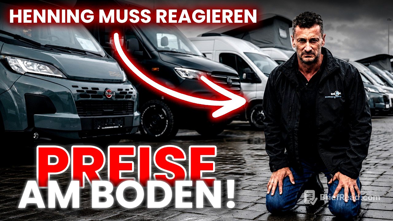 Wohnmobil Hofrunde: Der Markt zwingt uns zu drastischen Preisnachlässen...