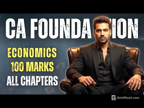 All Chapters (From My Notes) | CA Foundation Economics ONE SHOT MARATHON | CA Parag Gupta