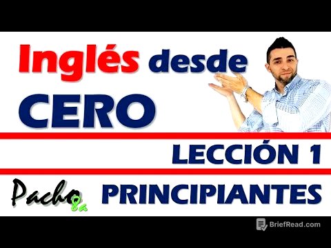 ✅ Lección 1: Pronombres personales + Verbo TO BE explicado fácil y rápido