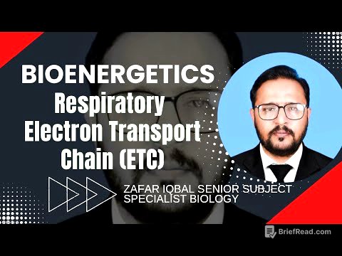 Respiratory Electron Transport Chain/ detailed lecture/ 1st year biology 