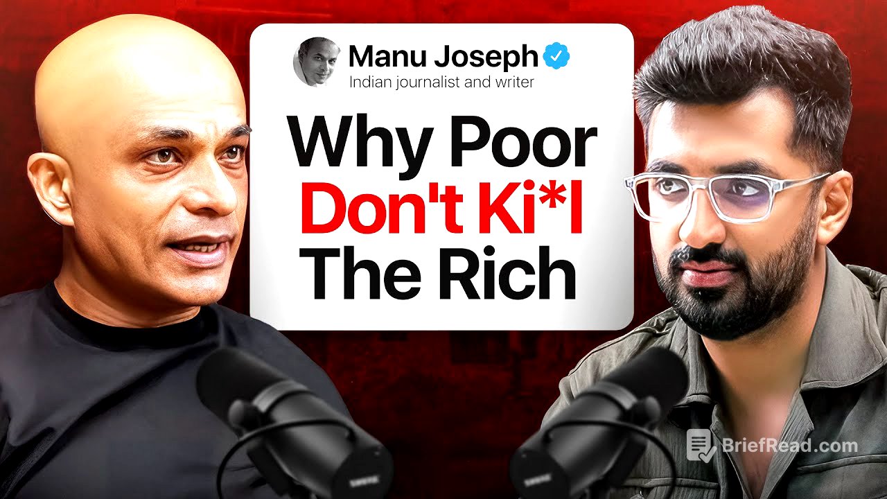 Manu Joseph on Why The Poor Don’t K*ll The Rich | Dostcast